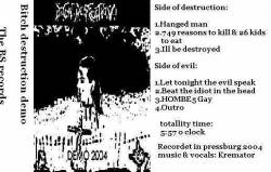 Bitch Destruction : Demo 2004